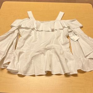 Halogen off the shoulder top,‎ size medium, NWT